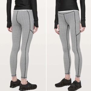 Lululemon Speed Up Tight Pants Full On Luxtreme 28"
Pockets Stretch White Black